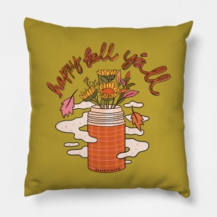 Happy Fall Y'all Pillow