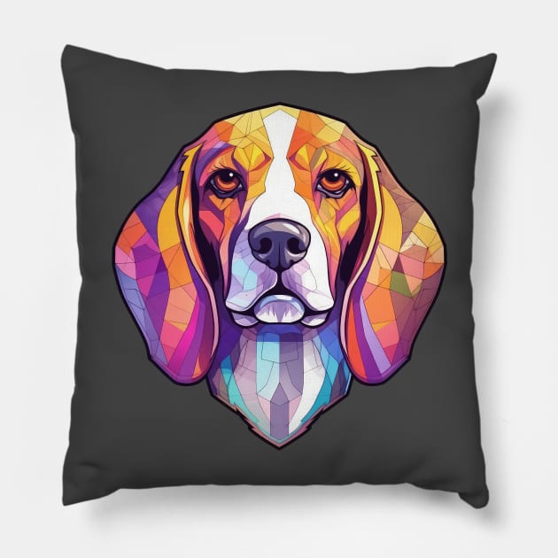 Beagle Pillow by RosaliArt