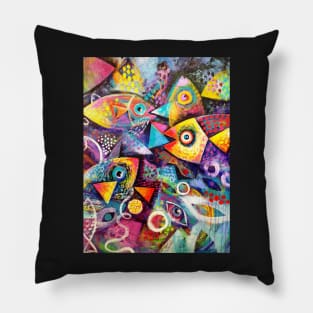 Colourful fish Pillow