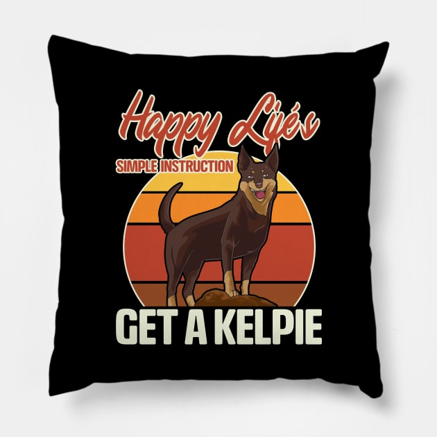 Happy Life Instructions: Get An Australian Kelpie Pillow by theperfectpresents