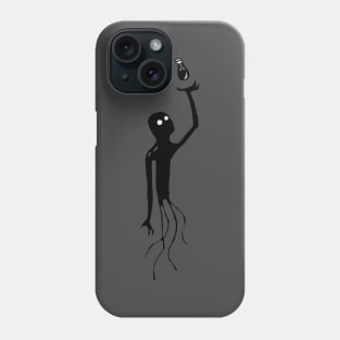 Lightbulb silhouette Phone Case