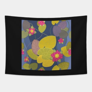 pattern of a beautiful flower pink lotus Tapestry