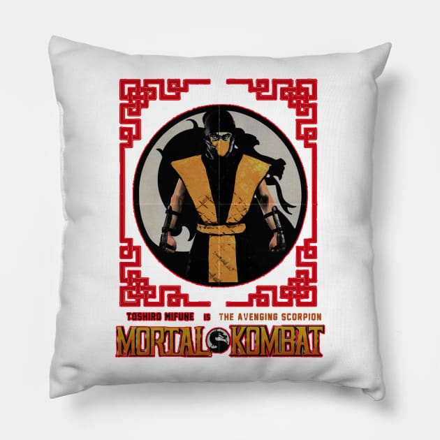 Scorpion Pillow by DevanGill