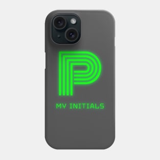 Letter P Letter Art Phone Case