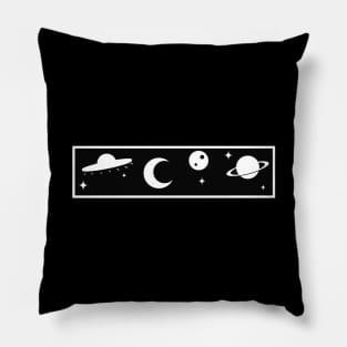 Outer space in rectangle - Minimal DM Pillow