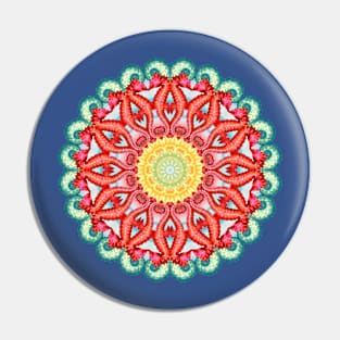 Under The Sea - Mandala Pattern 1 Pin