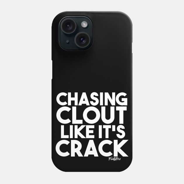 CLOUT (w) Phone Case by fontytees