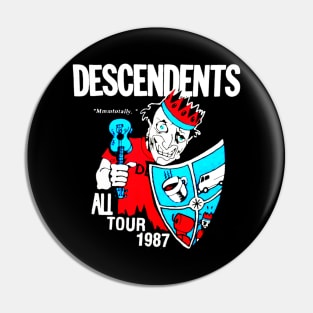 Descendents Vintage 1987 Tour Pin