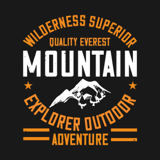 Mountains - Wilderness Explorer Outdoor Adventure T-Shirt