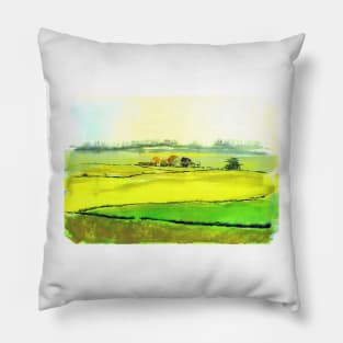 Farmland, Peak District, Derbyshire. Pillow