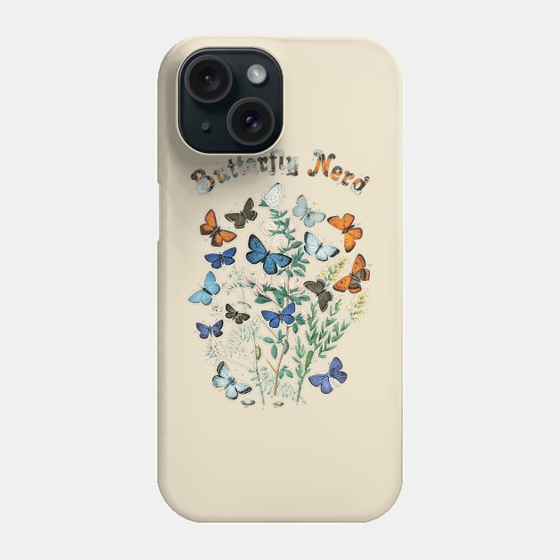 Butterfly Nerd Phone Case by Lima's