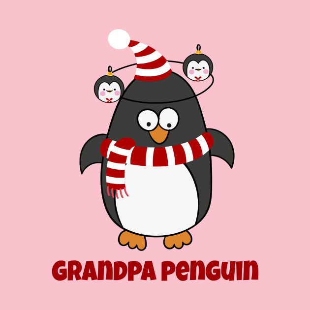 Mens Christmas Penguin Pajama Animal Costume Grandpa Penguin Shirt T-Shirt by DDJOY Perfect Gift Shirts