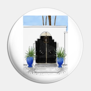 Palm Springs Black Door Pin