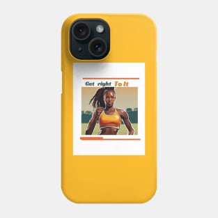 sportif african women Phone Case