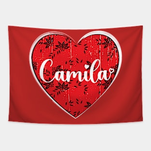 I Love Camila First Name I Heart Camila Tapestry