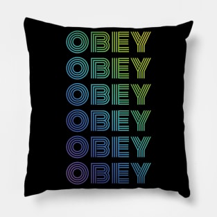 BTS Army - J-Hope obey (ripetitive dynamite style rainbow green) | Kpop Army Pillow