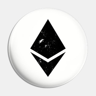 Black Ethereum Logo - ETH Pin