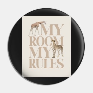 My room my rules quote Kids art Pin