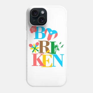 Puerto Rico Boriken Flag Caribbean Antilles Symbols Phone Case