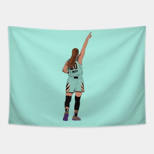 Sabrina Ionescu NY Liberty Basketball Tapestry