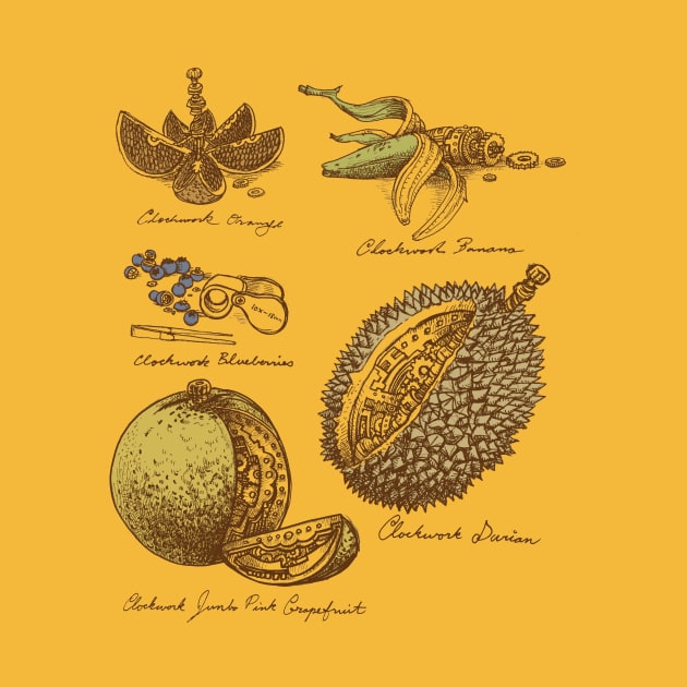 Clockwork Fruit by ANTICLOTHESdotCOM