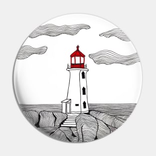 Peggy's Cove Lighthouse Pin