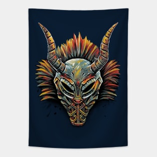 Killmonger Tribal Mask Tapestry