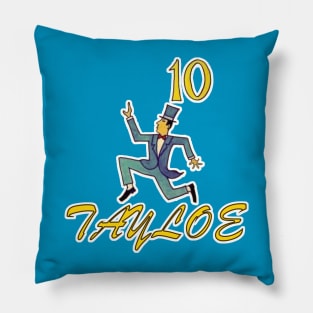 Ten Lords Tayloe White Outline Pillow