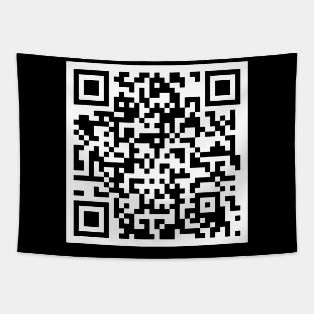 Fuck You QR Code Tapestry by celestewilliey