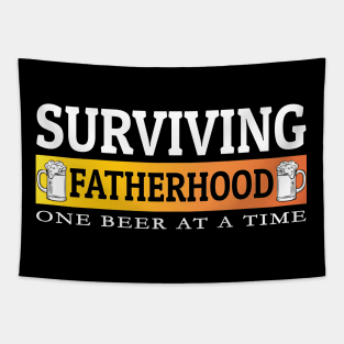 Surviving Fatherhood one beer at a time, Beer lover, Dad Bod, Dad beer Tapestry