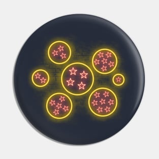 Neon balls Pin