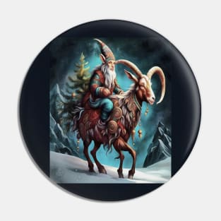 Julbocken Yule Goat And Tomte Scandanavian Mythology Pin