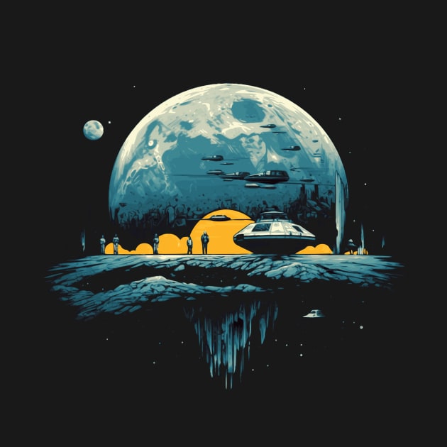 Journey to the moon, Sci Fi by Pixy Official