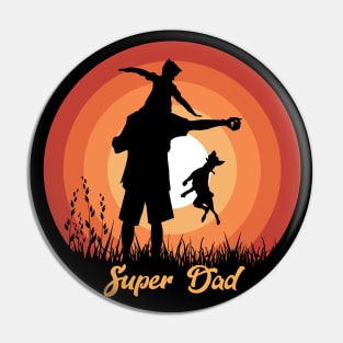 Super Dad Pin