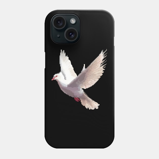 16-Bit Dove Phone Case by Animal Sphere