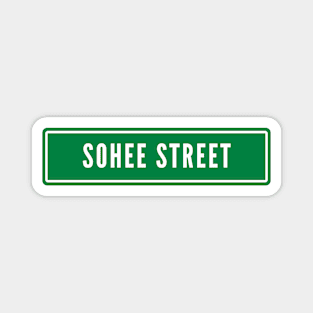 Sohee Street Sign RIIZE Magnet