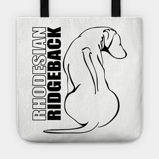 Rhodesian Ridgeback profile dog gift idea Tote