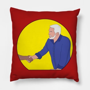 The Hollywood Handshake Pillow