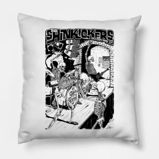 The Shinkickers Tour T-Shirt Pillow