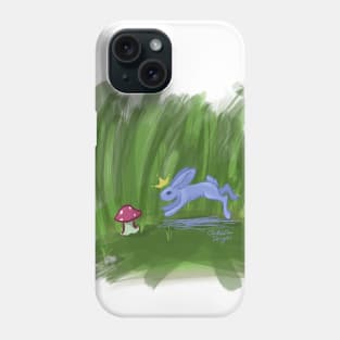 Bunny King w Background Phone Case