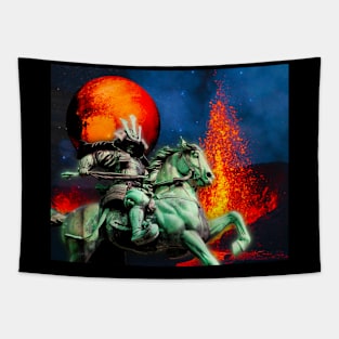 Samurai Volcano Tapestry