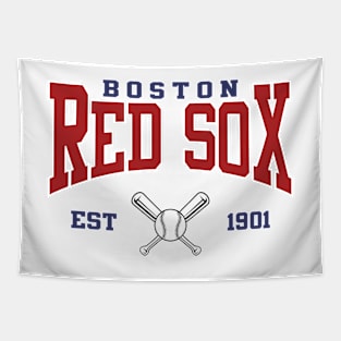 Retro Boston Baseball Tapestry