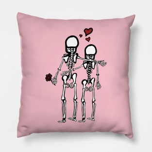 Skeleton Love Pillow