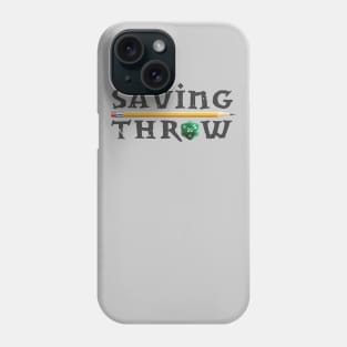 Saving Throw Logo - Dark Phone Case