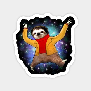 Carl Sagan Sloth Magnet