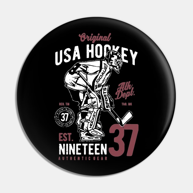 USA Hockey Pin by JakeRhodes