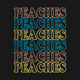 Peaches Neon T-Shirt