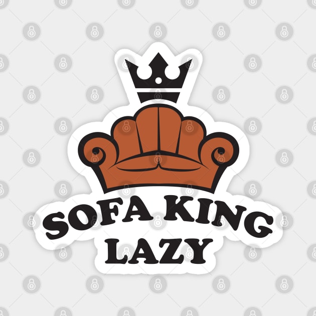 Sofa King Lazy Magnet by MonkeyBusiness