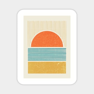 Sunrise Beach Stripes Magnet