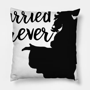 Wedding day - married forever Pillow